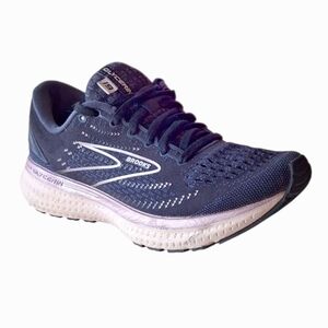 Brooks Glycerin GTS 19 Running Shoe Navy Purple 7